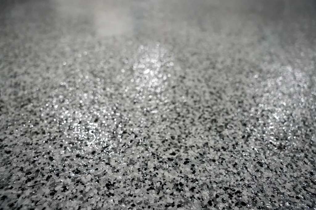 Epoxy Flake Close-Up